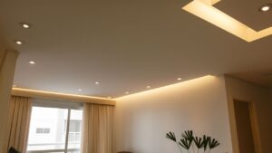 casa residencial com sanca de gesso
